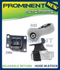 Set Of 3 Engine Motor Transmission Mount For 2008-2011 Ford Focus 2.0l L4