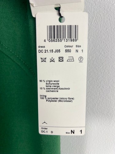 Marc Cain New Dress Wool Cashmere Green - Picture 4 of 9