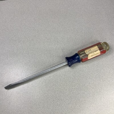 Vintage Craftsman WF 41584 Standard Screwdriver 1/4  By 10  Long 