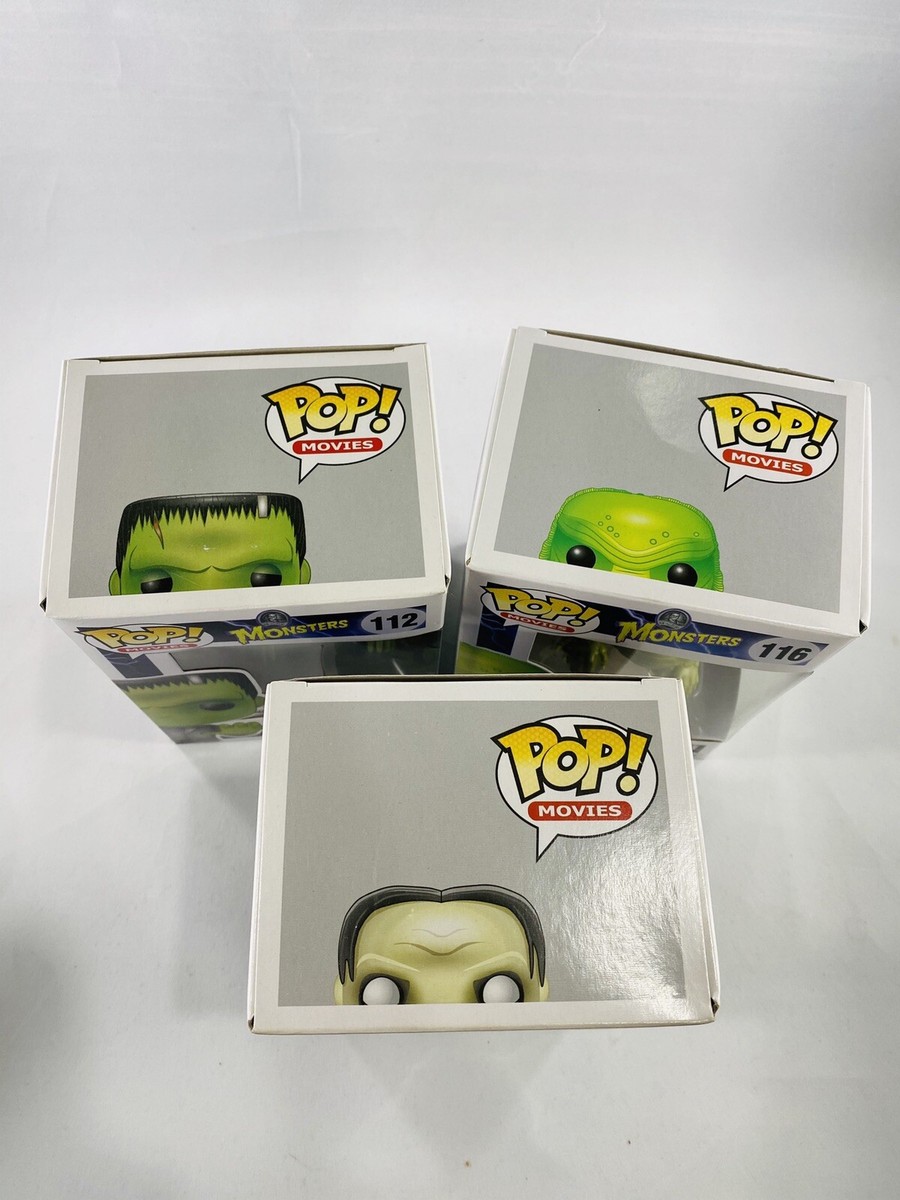 Funko Pop Movies Set Of 4 - Monsters Frankenstein, The Phantom Of