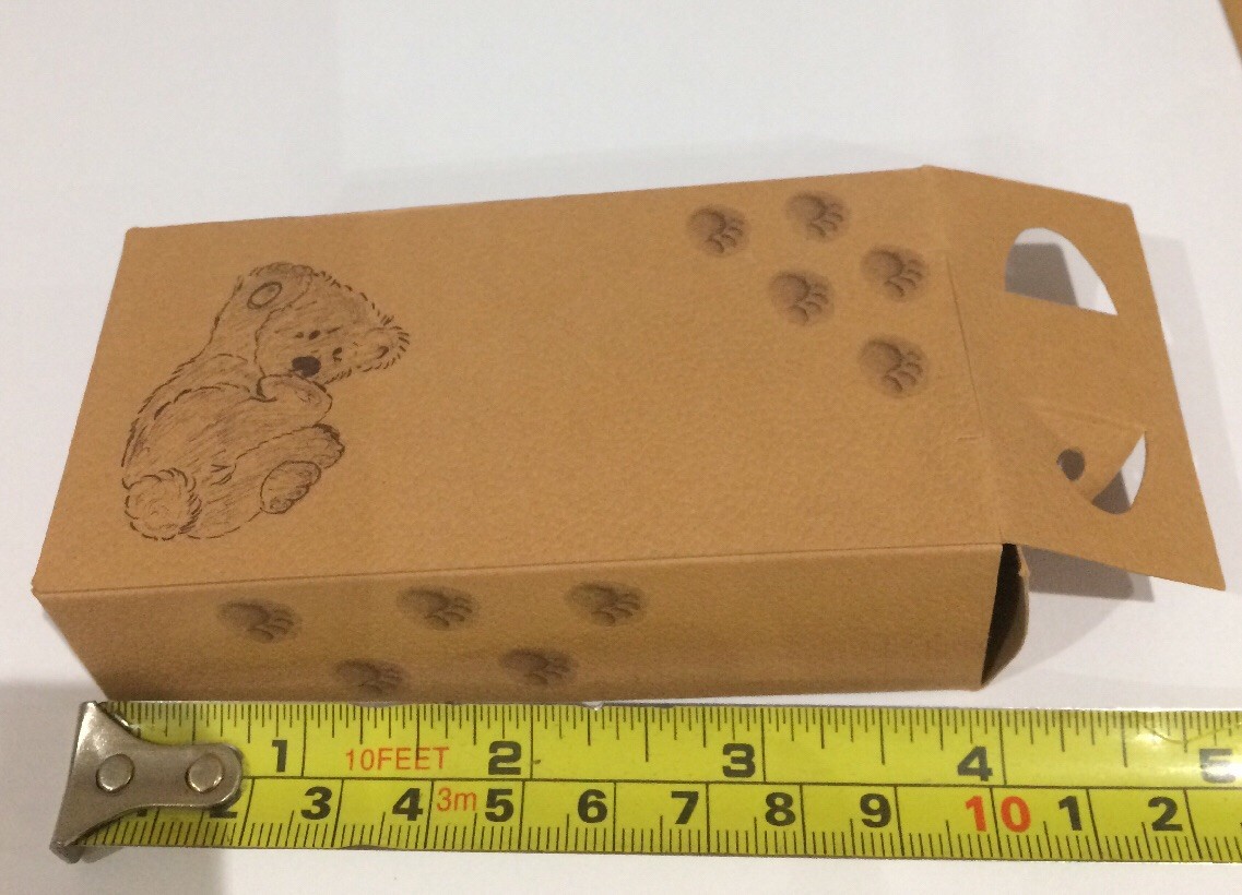 Lot De 10 Bonbonnières En Carton à Plier – Bleues, Pour Baptême (neuves)