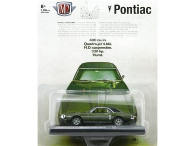 PONTIAC Firebird 400 H.O. - 1968 - greenmetallic - M2 Machines 1:64