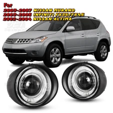 Fog Lights Halo Projector Clear Lamps for 2003-2007 Nissan Murano 02-04 Altima