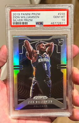 【PSA10】Zion Williamson RC Silver 2019-20 Panini Prizm ZION WILLIAMSON Silver Prizm RC Rookie