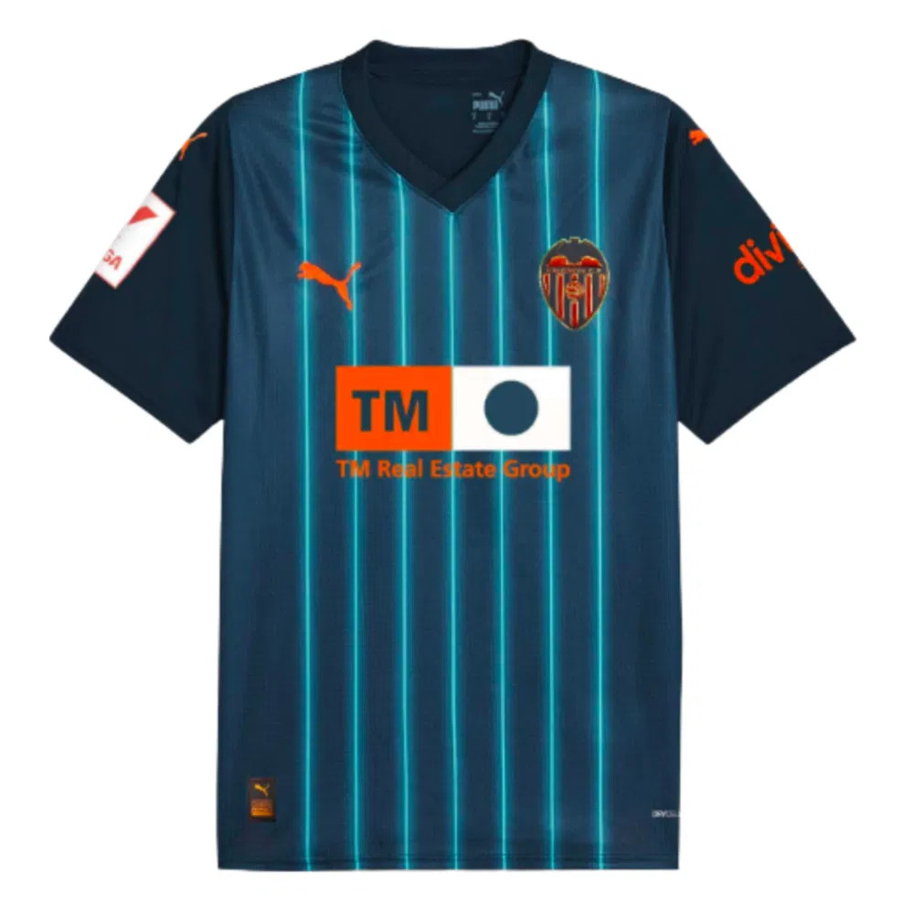 Camiseta Valencia Niño Visitante Puma Fútbol 23/24 Top - Nueva