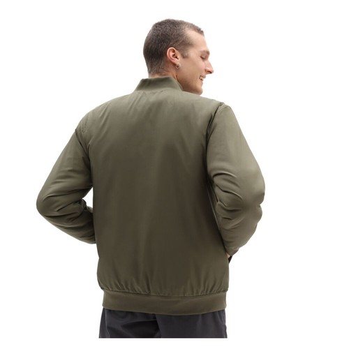 Vans Reversible Hughes Bomber Jacket / Grape Leaf-Oatmeal / Mens / RRP £125 - 第 4/5 張圖片