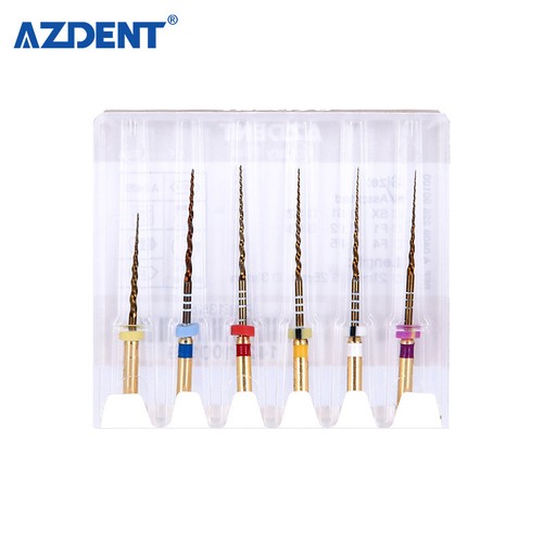 AZDENT Dental Endo Gold Taper NITI limas rotativas uso del motor 25 mm SX-F3 - Imagen 4 de 21