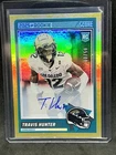 2025 Panini Score - Travis Hunter #20 Gold Zone Rookie Auto /50 NO RESERVE 🔥🔥