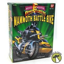 Mighty Morphin Power Rangers Mammoth Battle Bike with Sabertooth Tiger Side Car