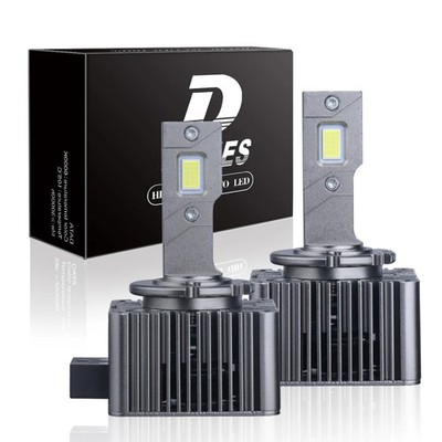 D1S D3S LED Headlights HID Canbus D4S D2S D8S Auto Bulbs 1:1 To Turbo Auto Bulb 