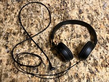 Black Sony Wired Headphones