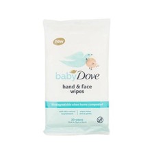 3x Dove Baby Wipes Fragrance Free Hand  Face New Bulk Lot 20ct