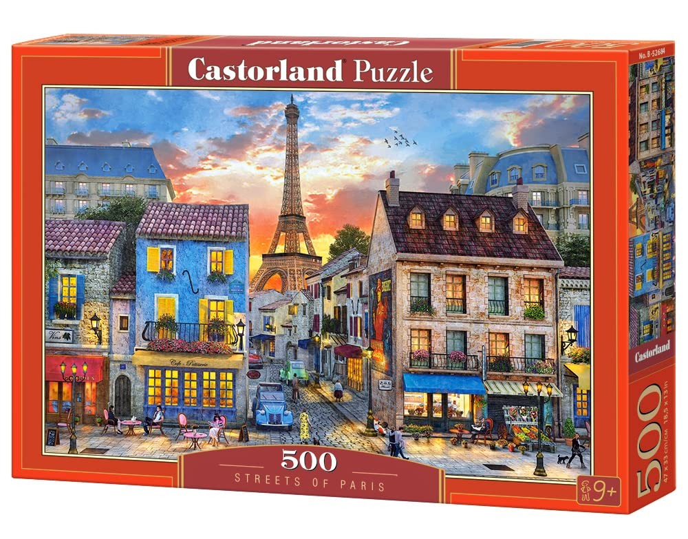 Castorland B-52684 Streets of Parijs puzzel 500 stukjes kleurrijk 35 x 25 x 5 4790₽