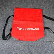 Doordash Red Insulated Food Delivery Bag Backpack Thermal Cooler