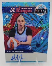 2025 Leaf Hailey Van Lith A League Her Own Auto Shimmer Blue /5 WNBA Chicago Sky