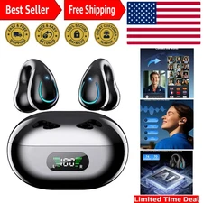 AI Translation Earbuds Real Time 144 Languages 60H Playtime Translator Ear Bu...