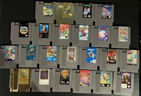 NES Console Bundle! Nintendo Console w Storage, Accessories & Lot Of 23 Games!!