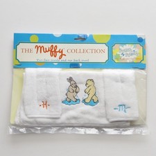 MIP 1994 Splish Splash MUFFY VANDERBEAR + HOPPY VANDERHARE Bath Face Towel SET