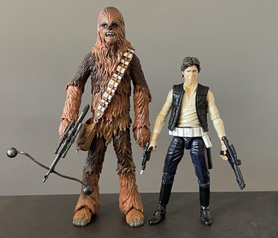 Star Wars Black Series Han Solo & Chewbacca 6'' Scale Actionfiguren