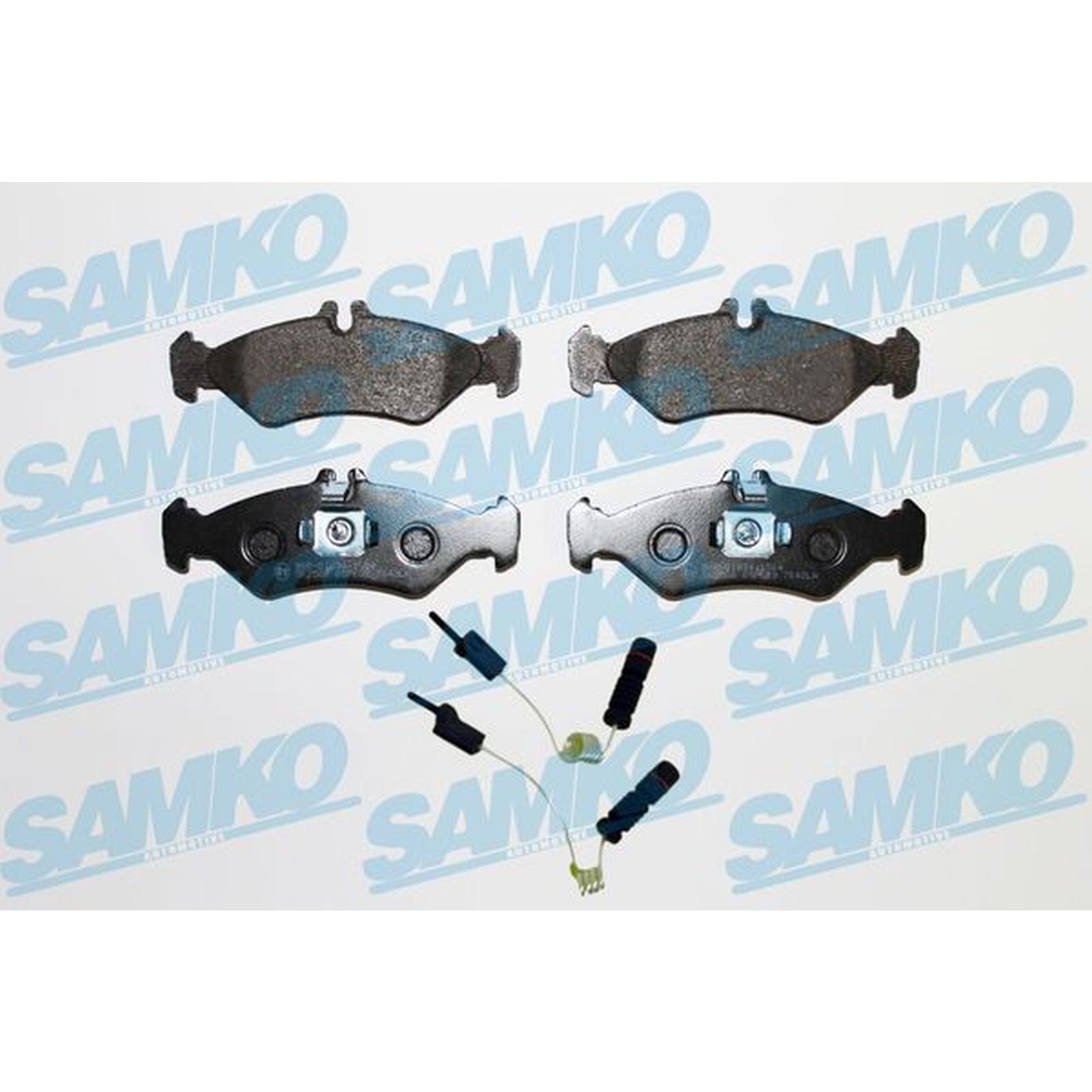 1x ORIGINAL® SAMKO Bremsbelagsatz, Scheibenbremse Hinten für VW LT 28-46 II