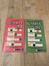JUMBLE #20 & 21 by Henri Arnold, Bob Lee 2 PB Lot VTG Unmarked