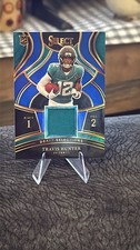 2025 Panini Select- Blue Prizm Draft Selections Travis Hunter (RC)(MEM) #DSM-THR