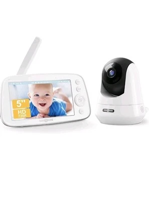 PARIS RHÔNE Babymonitor w/ 720P Babyphone Camera & Audio Nachtsicht 5" Display PE-IH003