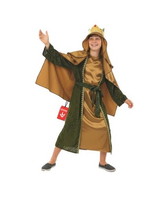 Three Wise Men Costume for Kids, With Crown, Perfect for Star Singers and...