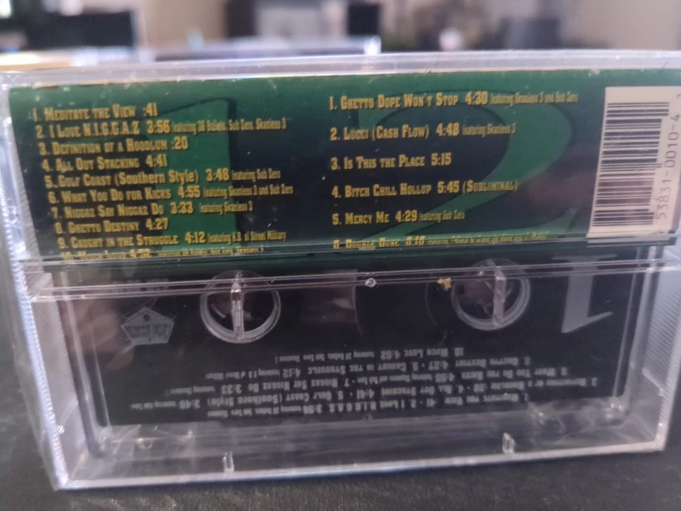 D of Trinity Garden Cartel - I Love N.I.G.G.A.Z Texas Rap Cassette *SEALED *1997 Foto 2 de 3