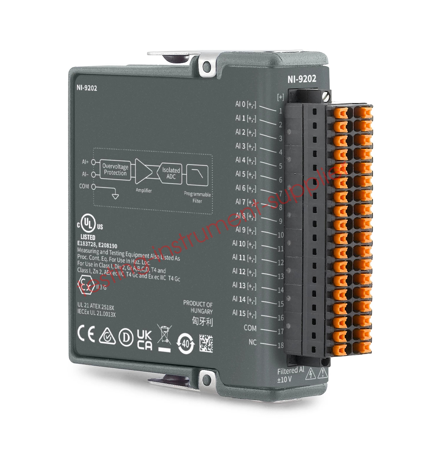 NEW National Instruments NI-9202 784400-01 16-Ch Simultaneous Voltage Input
