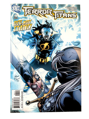 DC TERROR TITANS (2009) #4 Key 1st Static in DCU NM- (9.2) Ships FREE!