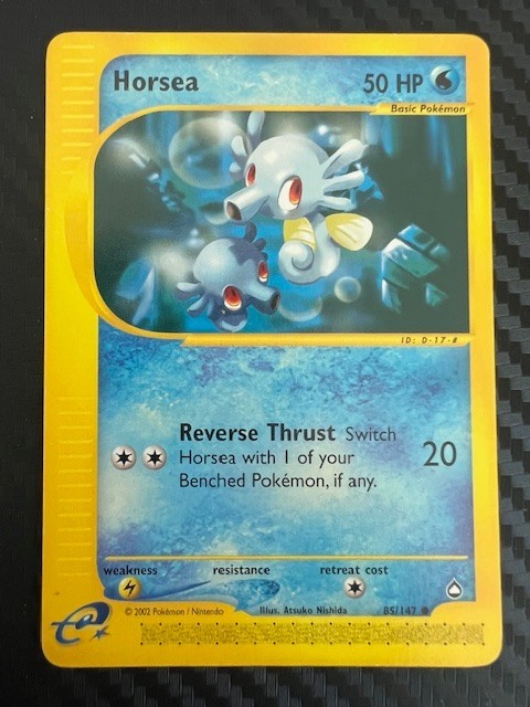 Pokemon TCG Horsea 85/147 Aquapolis Set E-Series LP