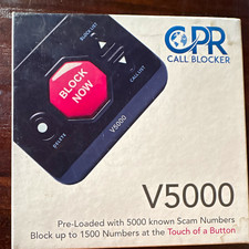 CPR V5000 Landline Call Blocker Caller ID Display Box RJ-11 1 Line