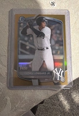 2025 Bowman Draft - Chrome George Lombard Jr. #BDC-43 Gold Refractor /50 (RC)