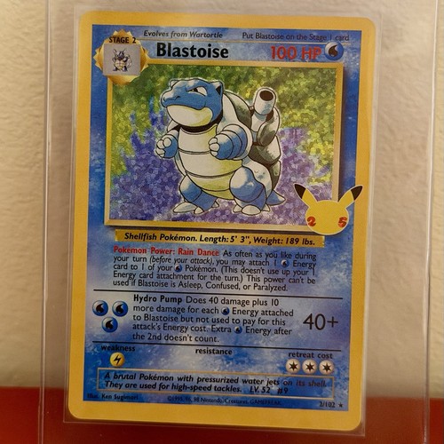 2021 Pokemon SWSH Celebrations Blastoise Classic Collection #2/102