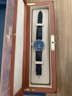 Breguet Classique ref 5177BB/2Y/9V6 Full Set Grand Feu Blue Enamel Preowned