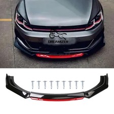 Für VW GOLF GTI GTD MK6 Frontschürze Frontlippe Frontansatz Spoilerlippe Schwarz