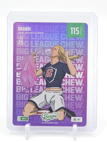 BRANDI CHASTAIN 2025 BO JACKSON BATTLE ARENA BIG LEAGUE CHEW #BLC-9 Q3735