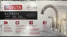 DELTA Eldren Brushed Nickel 4in 2handle Bathroom Sink Faucet 25847LF-SP