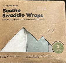KeaBabies 3-Pack Organic Baby Swaddle Sleep Sacks - Newborn Swaddle Sack, Erg...