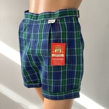 Vintage 1950 s Women s High Waist Side Zip Shorts Deadstock New With Tag W 27.5