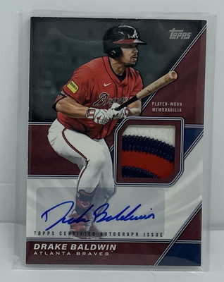 Topps Series 2 2026 Drake Baldwin Major League Material #MLM2-DB /10 Auto MEM