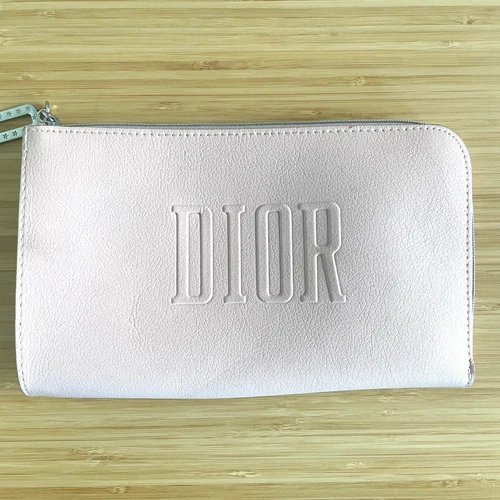 Pochette à maquillage rose Christian Dior