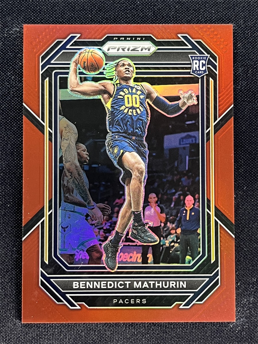 2022-23 Panini Prizm Bennedict Mathurin #254 Red Prizm RC Rookie /299 &12232