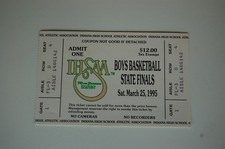 1995 Indiana High School Basketball Tournament Finals Ticket - Ben Davis