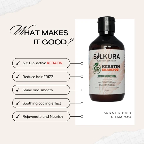 SILKURA BioActive Keratin Hair Shampoo / Keratin / Anti-Frizz / Softening - Image 2 of 4