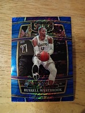 2021 22 Select Blue Shimmer Prizm Russell Westbrook