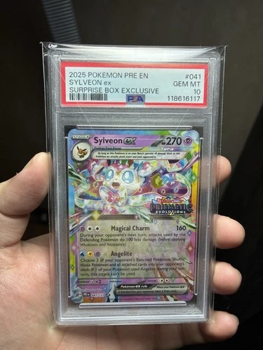 Sylveon ex 041/131 Sv: Prismatic Evolutions Holo Stamped PSA 10