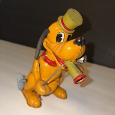 Pluto Drum Major, Line Mar Toys, Fixed Key Wind-up, Japan. c. 1950  s REDUCED 