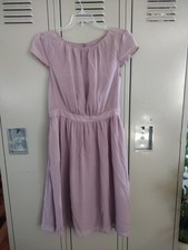  Tevolio A Line Silhouette Knee Length Zip Dress | Brown | 4